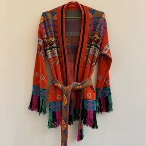 Etro Multicolor Patterned Women's Cardigan